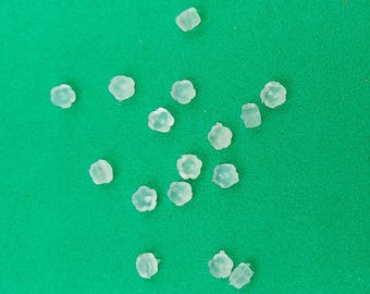 20/50/100 Rubber Backs for Ear Hooks or Ear Wires 4mm x 4mm Jewelry Supply RB4MM-20/50/100BSC