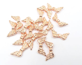 50x Copos De Nieve Cuentas Espaciadoras De Cobre De Cobre | Cuotas Sin Interés