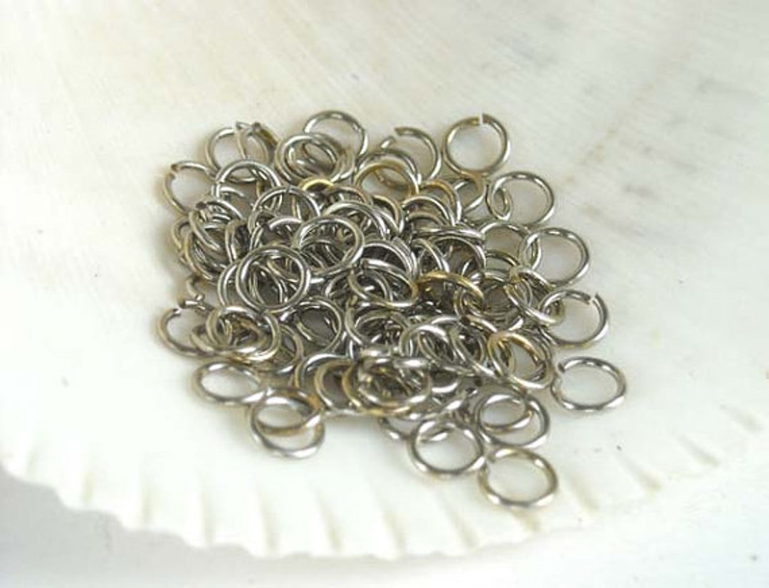 PH PandaHall 1000pcs Open Jump Rings 304 Stainless Steel O Ring Connectors 4mm 5mm 6mm 8mm 9mm