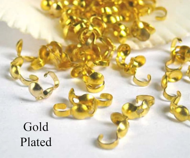 102050 Bead Tip Assorted Finish Knot Covers Jewelry Supplies BTAFKC8MM-00BD4-128