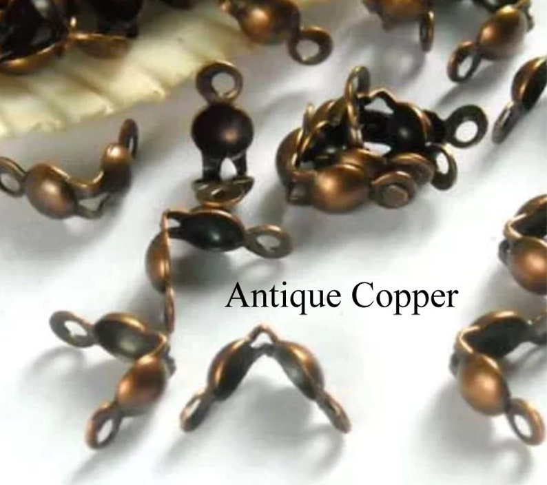 102050 Bead Tip Assorted Finish Knot Covers Jewelry Supplies BTAFKC8MM-00BD4-128