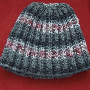 Knitted hat, Ladies Hat, Hand knitted hat, Rib hat, Slouch hat, Beanie, Hand knitted winter hat, Secret Santa,