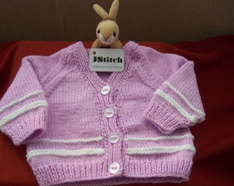 Gestrickte Baby Cardigan, Hand gestrickt Baby Cardigan, von Hand gestrickt, Pullover, Baby Pullover, Säuglinge gestrickte Strickjacke, strickt für Babys, handgefertigt