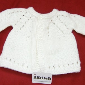 Vêtements pour bébés, Cardigan pour bébés tricotés à la main, Faits à la main, Tricotés à la main, Chandail bébés, vêtements unisexes pour bébés