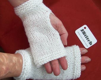 Wrist warmers, Hand knitted wrist warmers, Fingerless mitts, Hand knit, Hand made, Knitted mittens, Knitted mitts