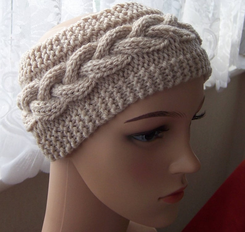 Ear warmers Ear muffs Headband Boho knitted Ear warmers Etsy