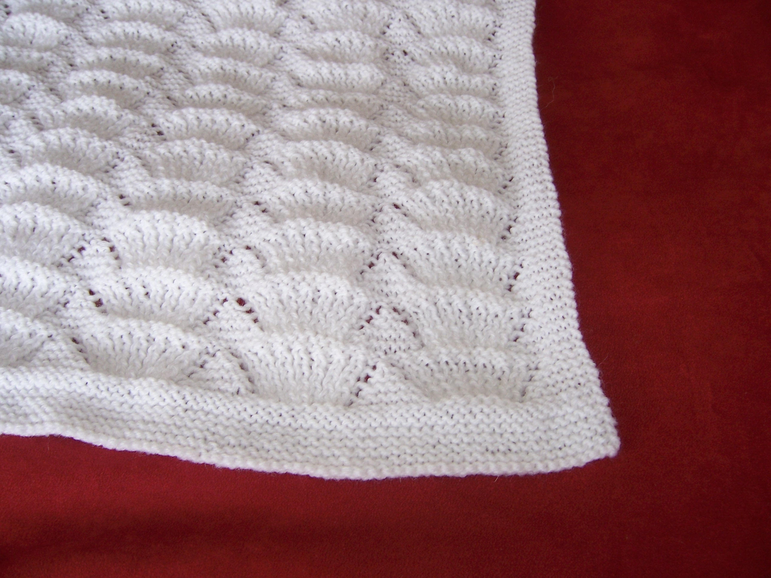 Knitted Blanket, Baby Blanket, Hand Knitted Baby Blanket, Reversible Baby Blanket, Hand Made