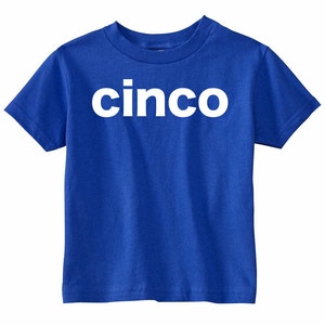 5th Birthday Shirt | Cinco Shirt | Boys Birthday Shirt | Girls Birthday Shirt | 5th Birthday Party Shirt | Toddler Birthday | 5 Shirt