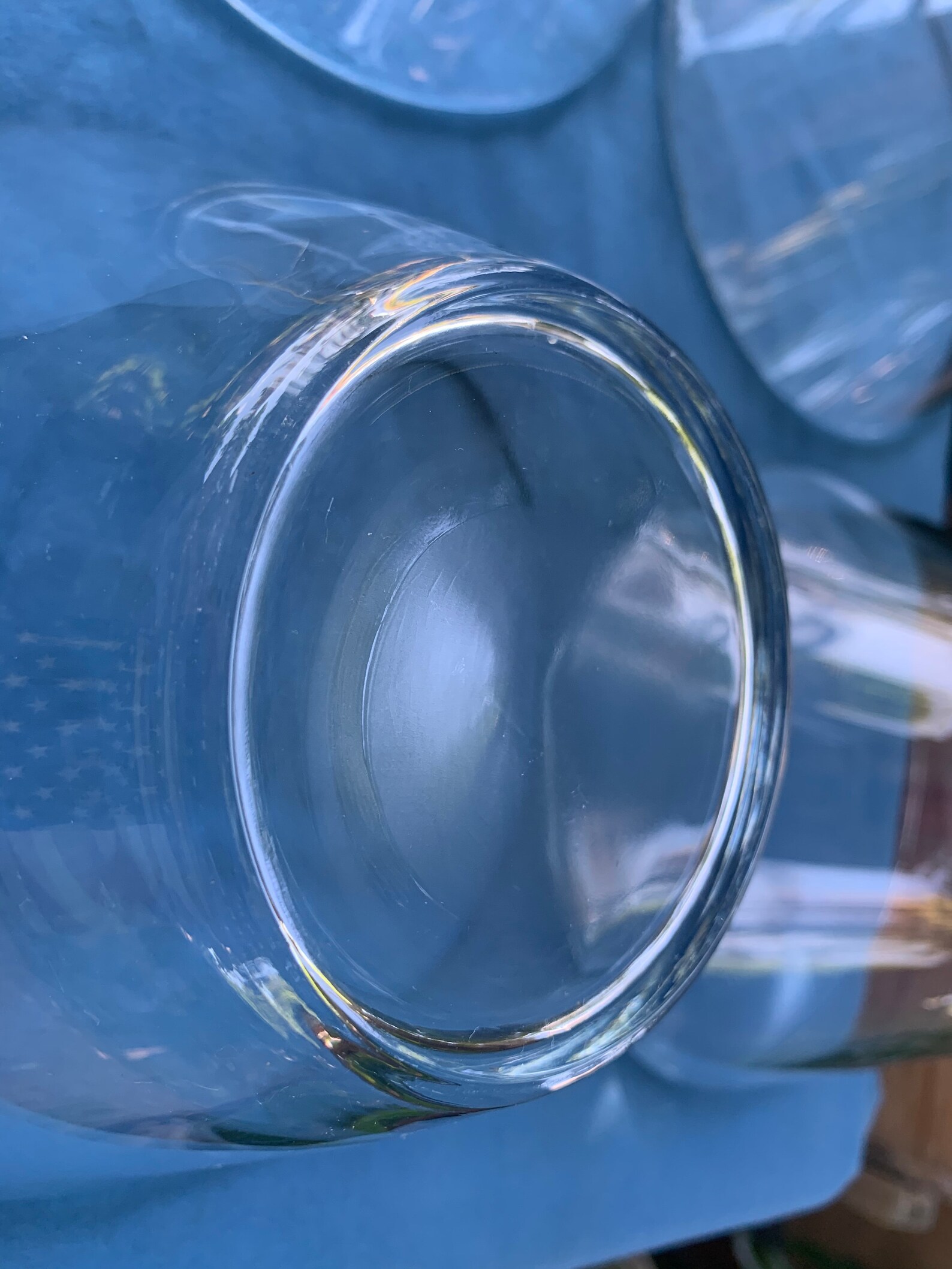 Vintage Clear Glass Large Salad Bowls By K Hagberg M Hagberg Etsy