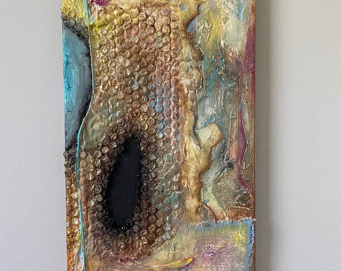 Abstract Gemstone Color Scheme Painting