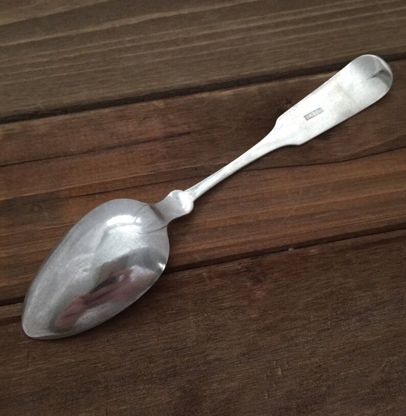Colonial American 800 Silver Spoon Philladelphia Silver Etsy