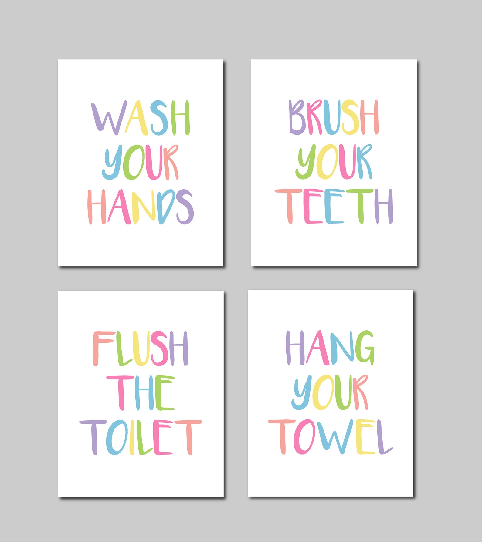 Kids Bathroom Art Kids Bathroom Decor Print Bathroom Art - Etsy