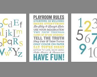 Playroom Rules Wall Art Printable Play Room Decor Print Playroom Gift Playroom Printable Big Brother Gift INSTANT DOWNLOAD PRINTABLE