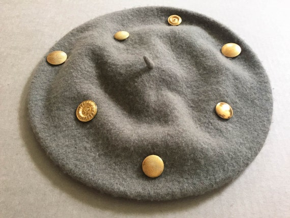 Vintage Hats Wool Hat Beret French Hat Winter Hat