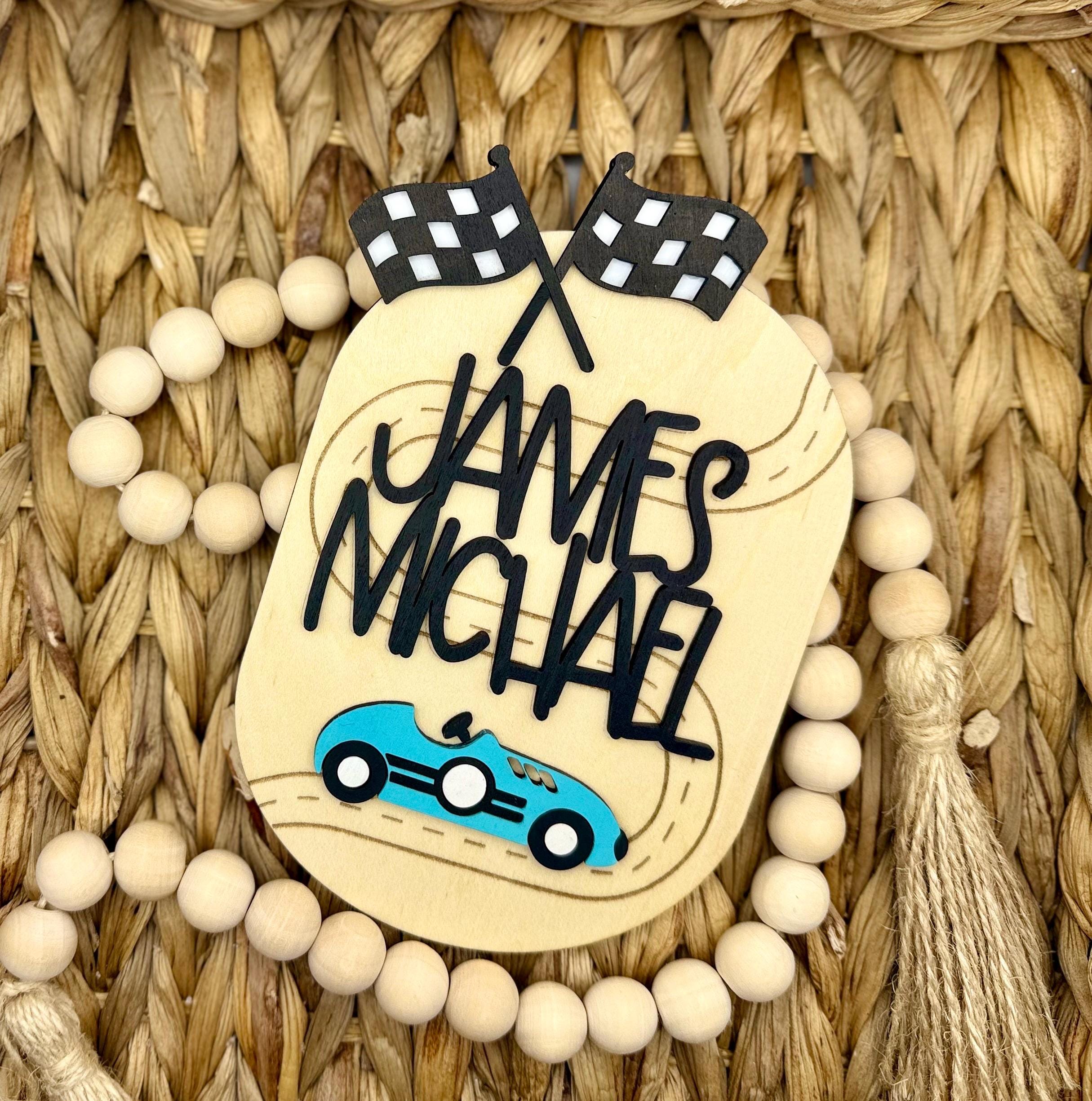 Race Car Baby Monthly Milestones – Photo Prop Set for First Year - Baby ...