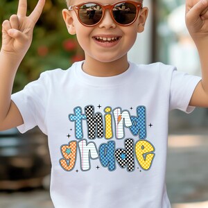 Third Grade Back to School Shirt: Retro Kids Tee