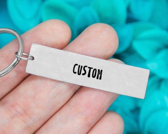 Custom Keychain Gifts For Him, Gifts For Friends Personalized Father's Day Gifts For Best Friends, Groomsmen Gifts For Boyfriend Gifts