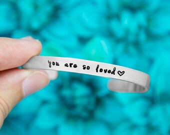 You Are So Loved Inspirational Mental Health Gift, Sympathy Gift For Friends, Grief Loss of Loved One Mourning Gift,  Thinking of You