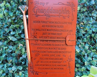 Journal - To My/Our Granddaughter WITH Pen gift to granddaughter gift from grandmother