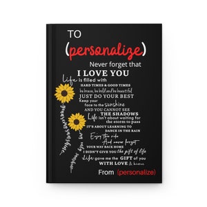Personalized Journal, Personalized notebook, custom Journal, Personalized Notebook,self help journal,gift for girlfriend, Journal for her