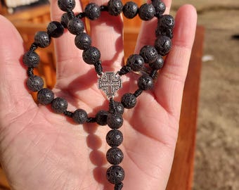 Saint Michael The Archangel Prayer Chaplet with Jerusalem Cross