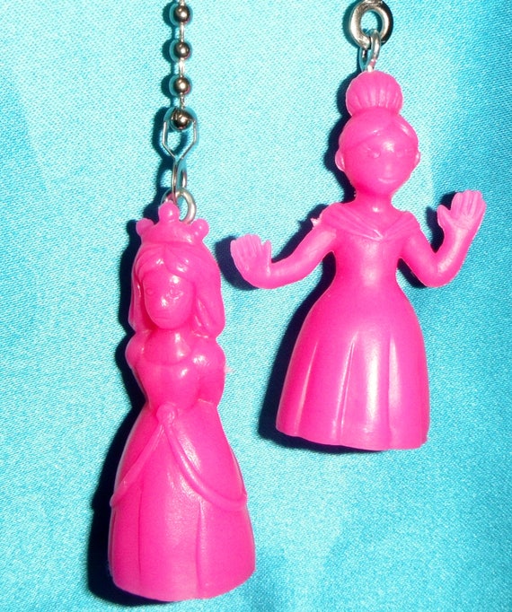 Set Of Two Princess Girl Pink Purple Blue Ceiling Fan Pull Set Of Two Princess Girl Pink Purple, Princess Ceiling Fan Pull Chain