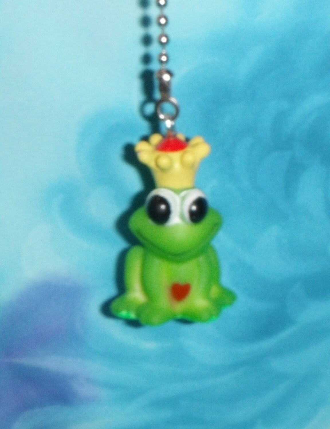Set of Two - Adorable Prince & Princess Love Frogs - Ceiling Fan Pull ...