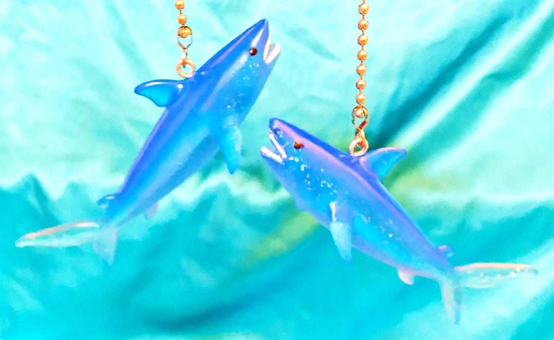 Set of Two Large Glittery Shark Sea Ocean Ceiling Fan - Etsy