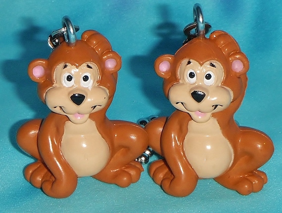 Set Of Two Cute Baby Monkey Zoo Animals Custom Ceiling Fan Etsy