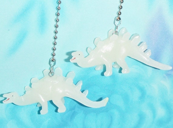 Set Of Two Stegosaurus Dinosaur Ceiling Fan Light Pulls Great Gifts Great Gifts