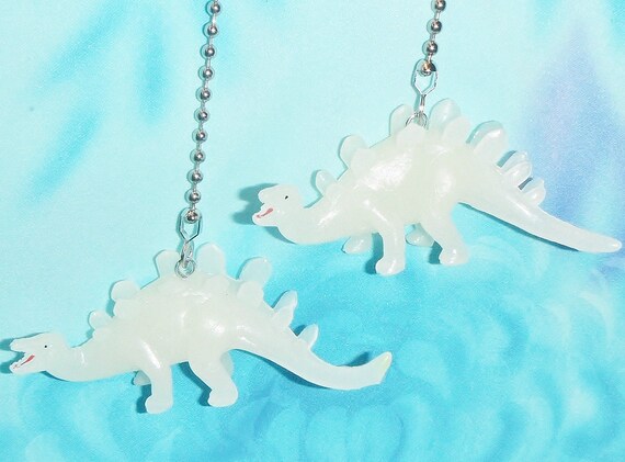 Set Of Two Stegosaurus Dinosaur Ceiling Fan Light Pulls Great Gifts Great Gifts