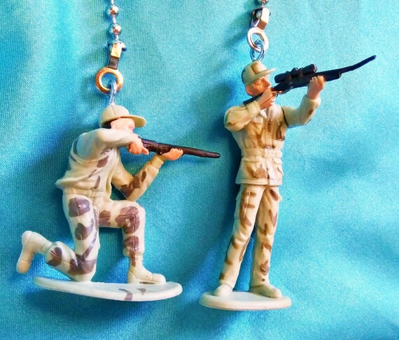 Set Of Two Hunter Deer Man Men Ceiling Fan Pull Chains Ceiling Fan Pull Chains, Deer Ceiling Fan Pull Chains