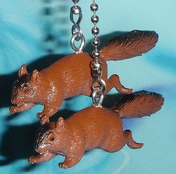 Set Of Two Squirrel Jumping Chipper Forest Ceiling Fan Etsy