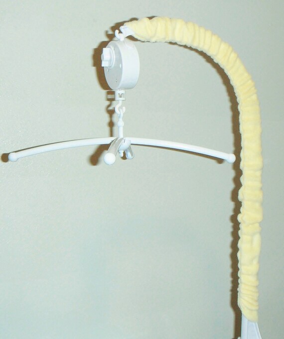 One Yellow Crib Mobile Arm Cover To Decorate Your Crib Mobile Etsy