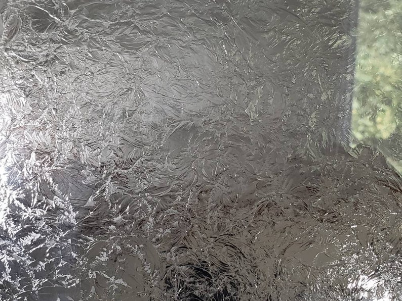 Clear Double Glue Chip Stained Glass Sheet 8 by 5 Etsy