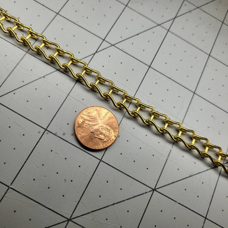 Gold Color Ladder Chain for Stained Glassqty 3 Ft. Etsy