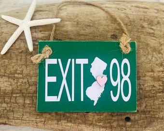 New Jersey, Garden State Parkway. Exit 98 Christmas Ornament, Down The Shore: Gift From The Jersey Shore Towns