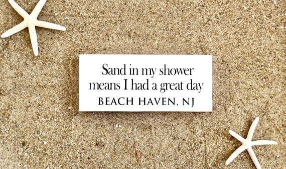 Sand In My Shower Means I Had A Great Day Wood Sign, Beach Themed Bathroom, Stay Salty, Gifts For Beach Lover, Beach Quotes, Beach Sayings