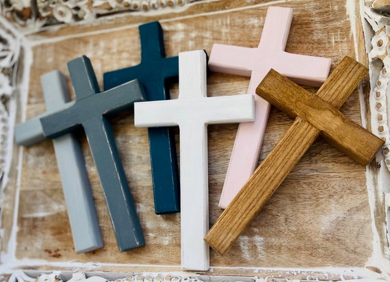 Customized Wood Wall Cross, Personalized Custom Baptism Cross, First Communion, Gift, Crucifix, Confirmation, Gift For Boy, Gift For Girl