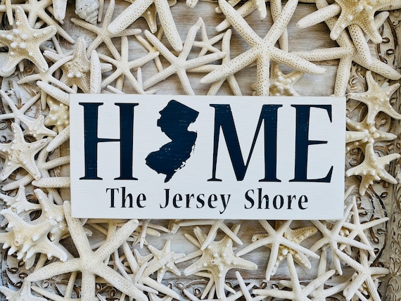 New Jersey Sign, State Sign, Wood Sign, Custom Town Sign, Beach House Sign, NJ Gift Idea, NJ Map, Cape May, Zip Code, Cause Down The Shore