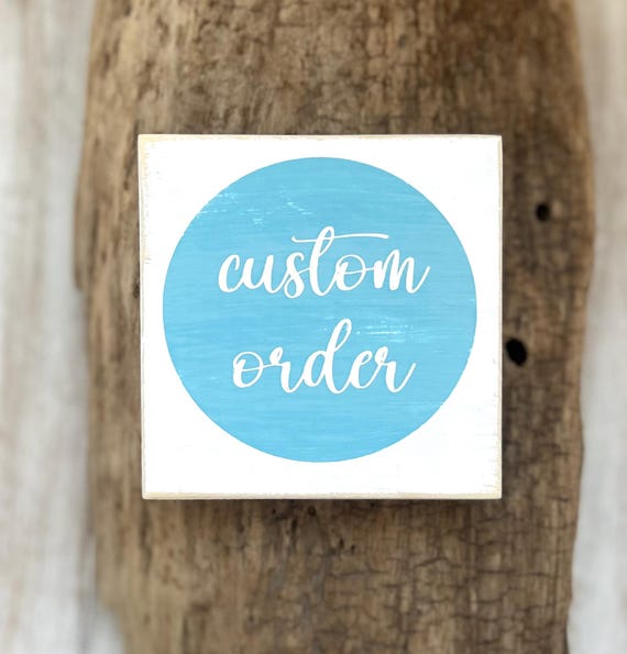 Custom Order For Kelly