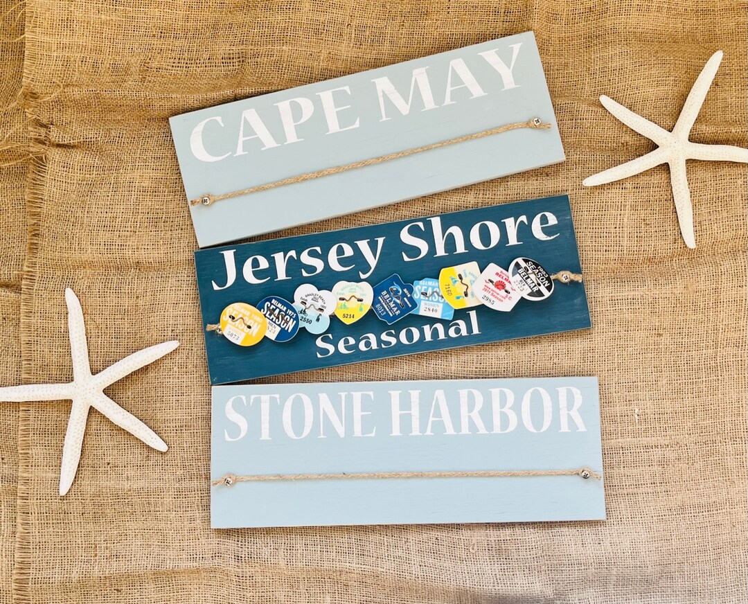 Beach Tag Holder, Mother's Day Gift for Beach Lover, Personalized Beach ...