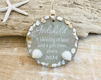 Godchild Ornament, Baptism Gift For Godchild, First Communion Godchild Gift, Confirmation Gift, Religious, Gift For Boy Girl Godchild 2024