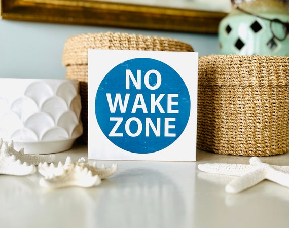 No Wake Zone Sign, Wood Beach Sign, Baby Boy, Little Surfer, Stay Wild Ocean Child, Kids Bedroom, Baby Shower Gift, Beach Baby, Nautical, NJ