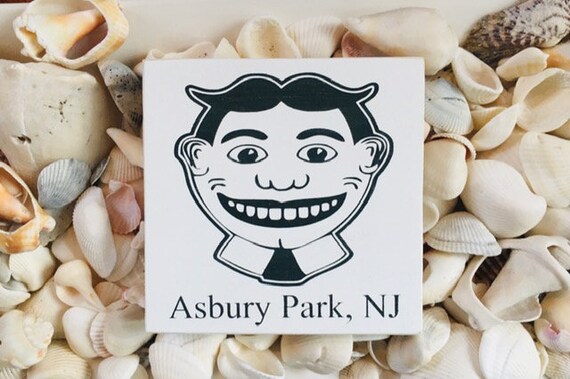 Tillie Asbury Park Wood Beach Sign, Cause Down The Shore Everything's Alright, New Jersey Sign, Born To Run, NJ Gift Idea, Bruce Springsteen