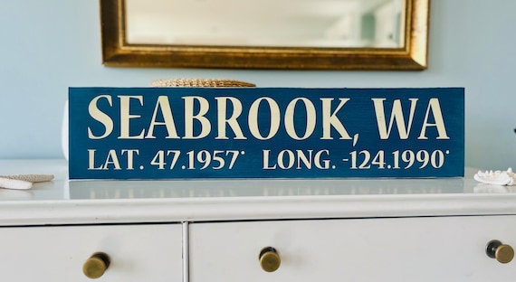 Custom Wood Sign, Custom Name Sign, Custom Town Sign, Custom Beach Sign, New Jersey Town Sign, Zip Code, Map, Down The Shore, State, NY, PA