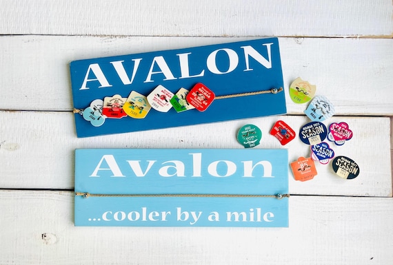 Custom Beach Badge Display: New Jersey Beach Tag Holder