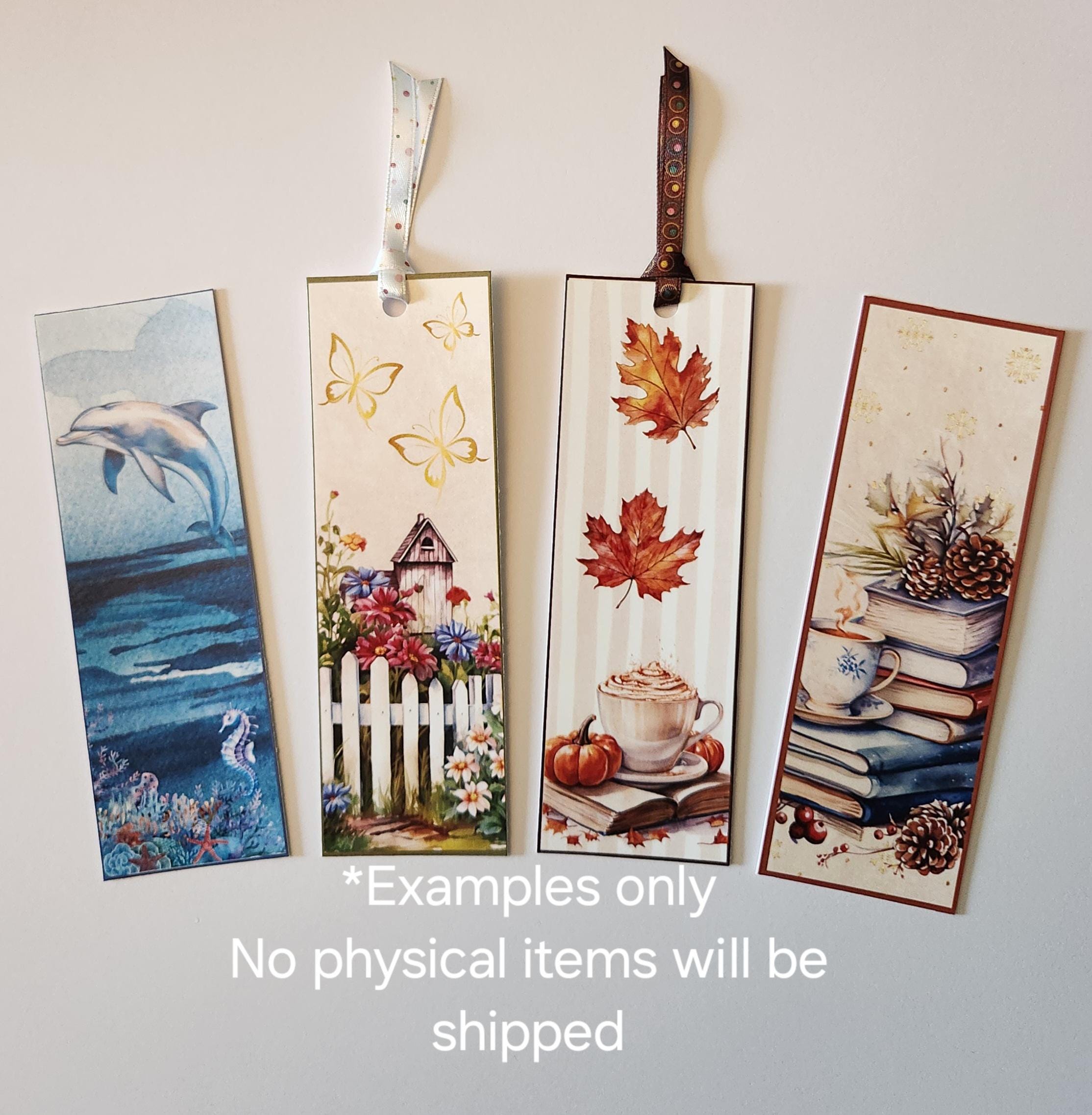 Four Seasons Bookmarks: Printable Book Club Gifts (digital Download) - Etsy