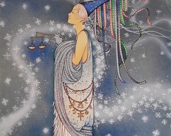 Goddess Print - Winter Goddess - Goddess Art - Pagan Art - Wiccan Art