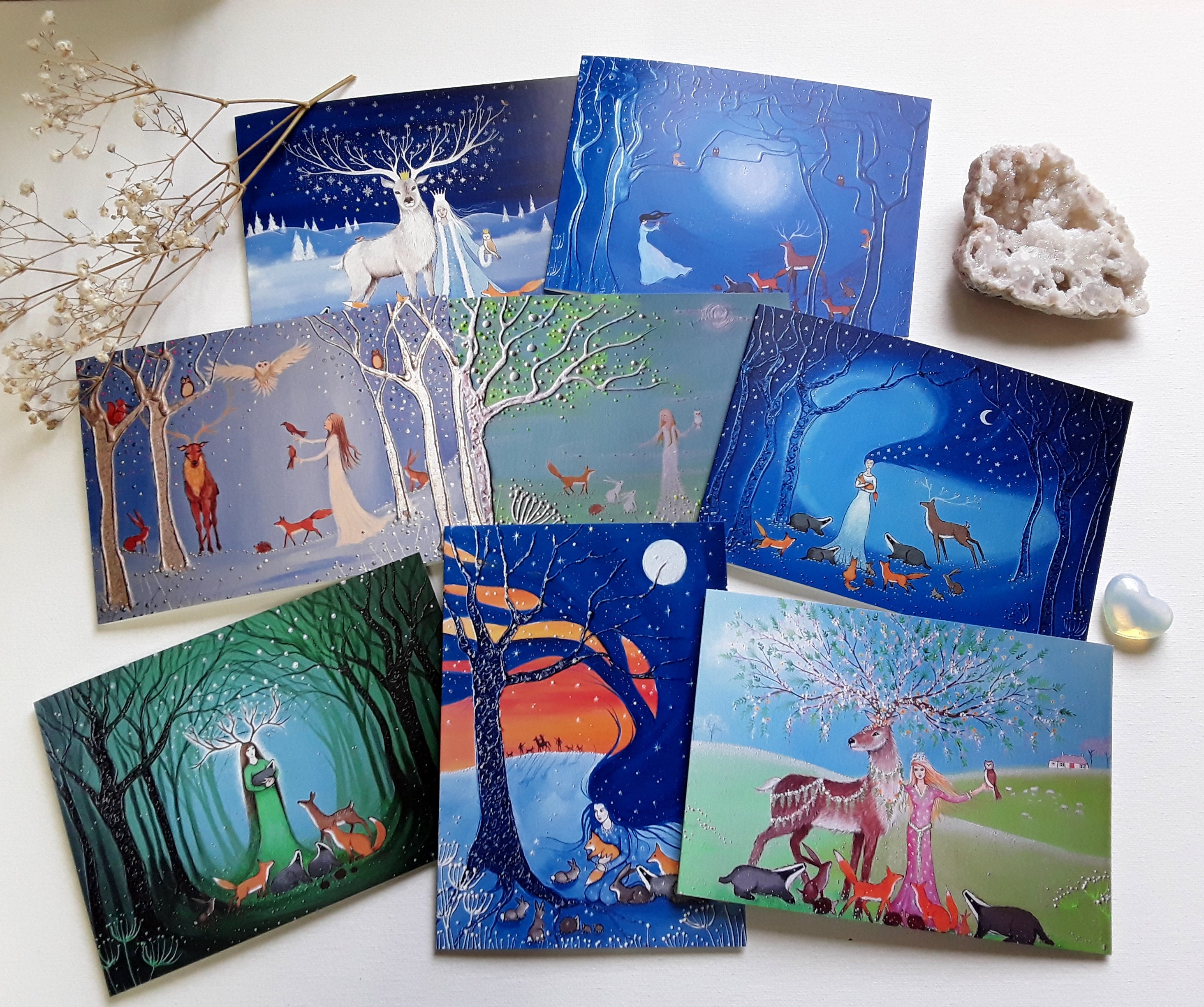 The Forest Goddess Collection Goddess Cards Mystical Cards - Etsy UK